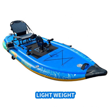 Fishing Kayak with Foot Pedal Inflatable Pvc  Reasonable Factory Price 335*112*10CM Adjustable Drifting